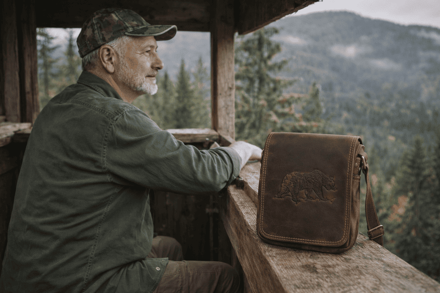 taška pre muža s mot. Medveď mk